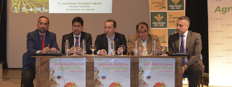 Fundación Caja Rural del Sur participa en las  XXI Jornadas Técnicas Agrícolas “Villa de Almonte”