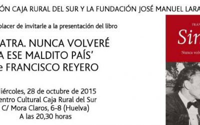El periodista Francisco Reyero presenta hoy miércoles su libro en Fundacion Caja Rural del Sur
