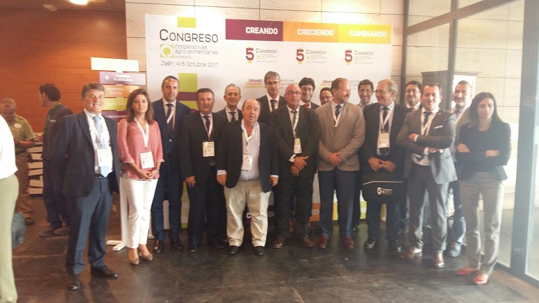 Caja Rural del Sur en el 5º Congreso de Cooperativas Agroalimentarias de Andalucía celebrado en Jaén