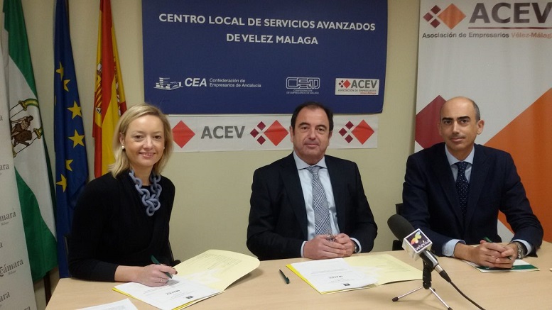 Caja Rural del Sur y la Asociación de Empresarios de Vélez-Málaga (ACEV) estrechan su colaboración