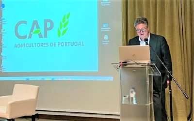 El Director General de Caja Rural del Sur, Guillermo Téllez, inaugura un ciclo de conferencias de la Confederación de Agricultores de Portugal, CAP