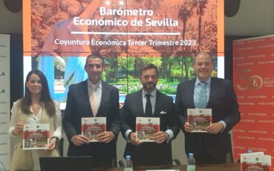 Presentación del XVIII Barómetro Económico de Sevilla patrocinado por Caja Rural del Sur