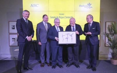 El empresario Juan Cano recibe el XVI Premio Simón de Rojas Clemente promovido por ABC y Caja Rural del Sur