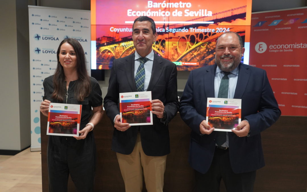 Presentación del XXI Barómetro Económico de Sevilla y provincia del 2º trimestre de 2024 del Colegio Profesional de Economistas de Sevilla
