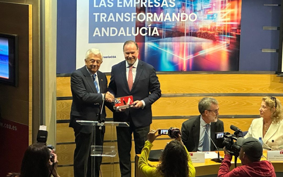 El presidente de Caja Rural del Sur, premiado por la revista Andalucía Inmobiliaria en su 25º aniversario