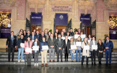 Entregados los VII premios Fundación Caja Rural del Sur al mejor expediente de grado de cada centro de la Universidad de Córdoba