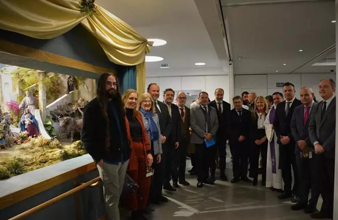 Caja Rural del Sur acoge en Sevilla el Nacimiento de la Alegría de la Universidad CEU Fernando III