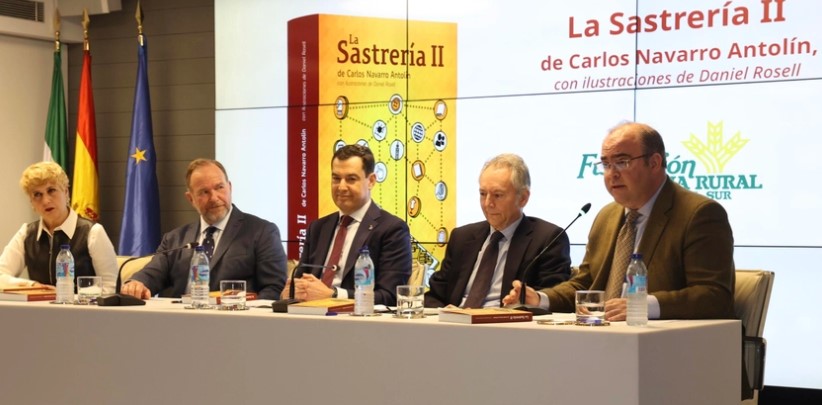 Presentación en Caja Rural del Sur de “La Sastrería II” del periodista de Diario de Sevilla, Carlos Navarro Antolín