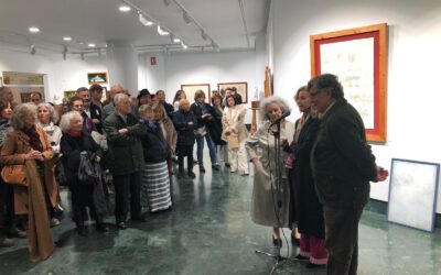 Huelva descubre las obras inéditas de María Sancho Abril en la sala en Huelva de Fundación Caja Rural del Sur