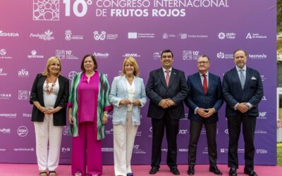 Inauguración del X Congreso Internacional de Frutos Rojos en Huelva con el apoyo de Caja Rural del Sur