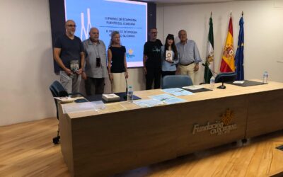 Presentación en la Fundación Caja Rural del Sur de los libros ganadores del III Premio de Ecopoesía ‘Puente del Guadiana’