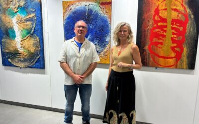 El artista sevillano Jorge Mejías expone «Raíz Líquida» en la Fundación Caja Rural del Sur en Sevilla