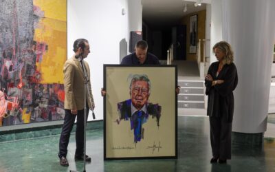David Morales presenta sus pinturas en Fundación Caja Rural del Sur rindiendo homenaje a José Luis García Palacios