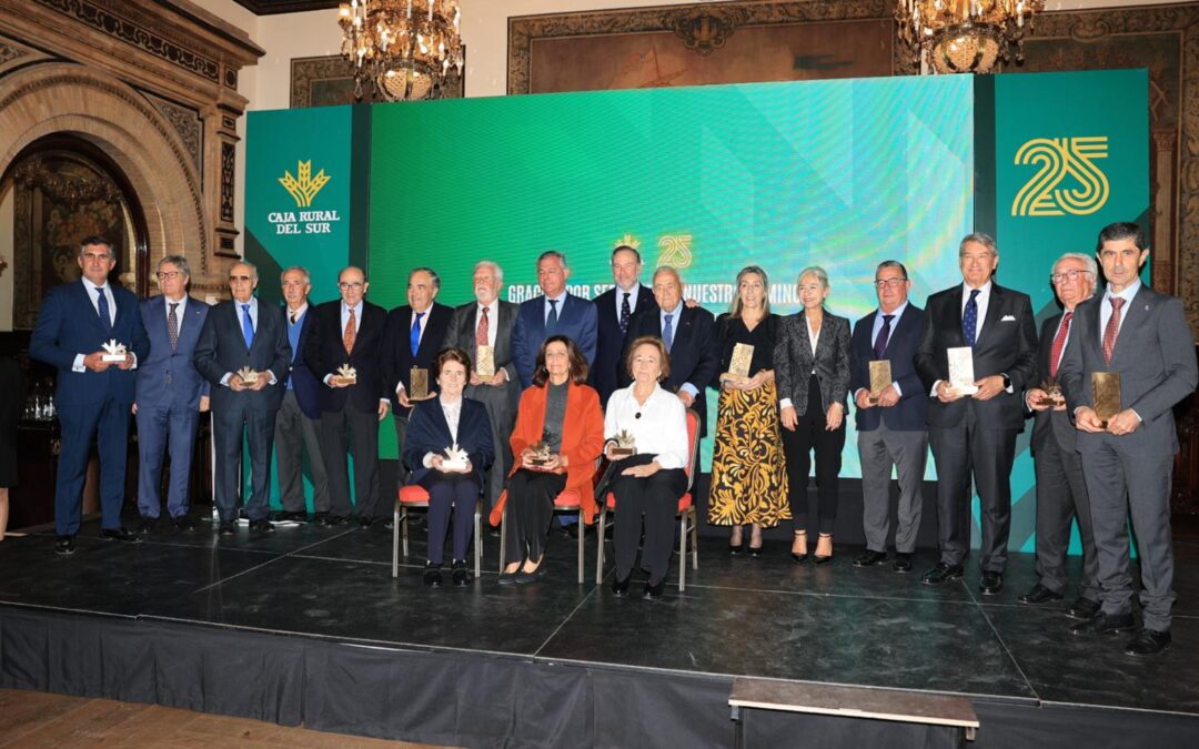 Caja Rural del Sur celebra su 25º Aniversario en una Gala en Sevilla en el Hotel Alfonso XIII