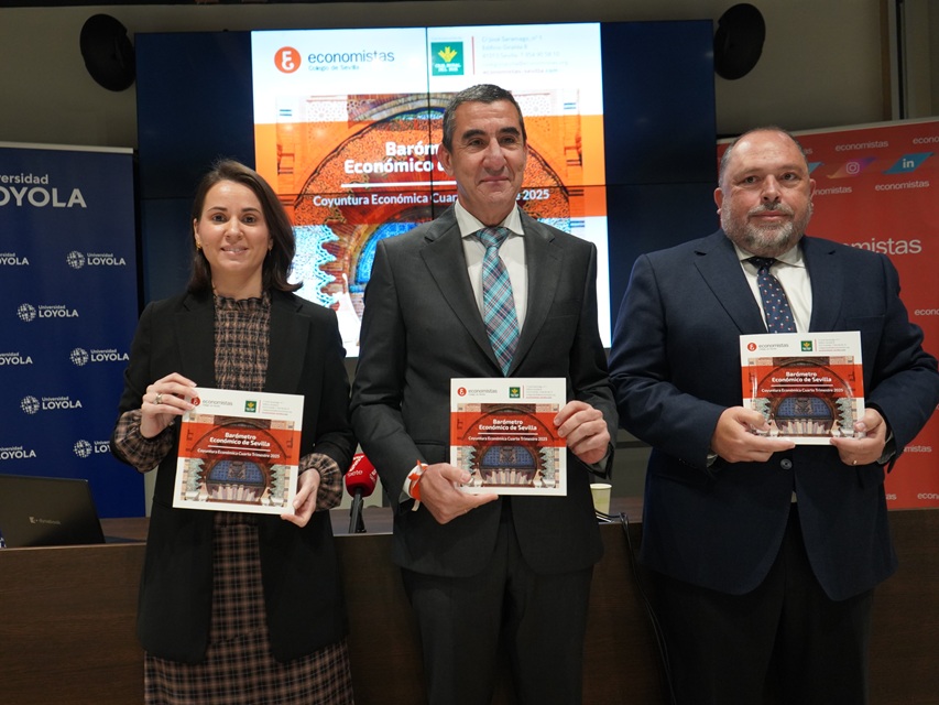 Presentación del 27º Barómetro Económico de Sevilla con el patrocinio de Caja Rural del Sur