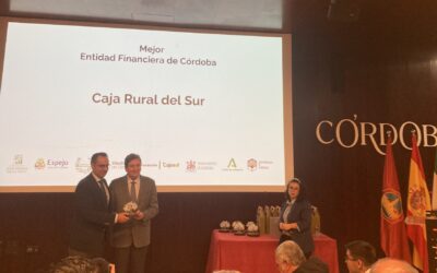 Caja Rural del Sur, galardonada como mejor entidad financiera en los Premios José Penso de la Vega 2025