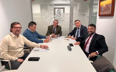 Reunión de Caja Rural del Sur y la DO Condado de Huelva para respaldar al sector de la uva