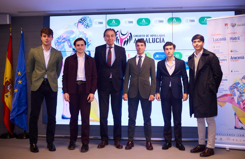 Sorteo de semifinales del Circuito de Novilladas de Andalucía 2026 en Caja Rural del Sur