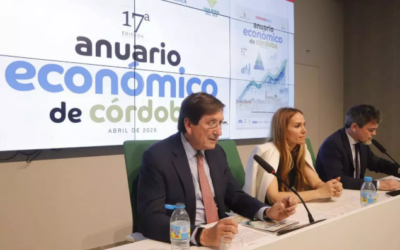 Ricardo López Crespo, vicepresidente de Caja Rural del Sur, en la presentación del Anuario Económico de Córdoba